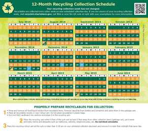 2014 - 2015 Recycle it! Calendar