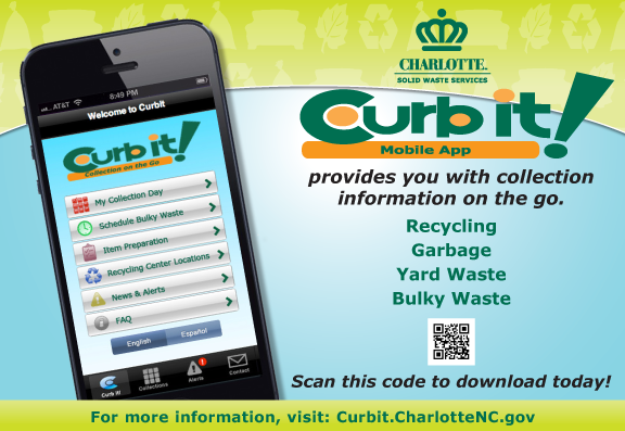 Curb it! Mobile App Poster