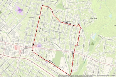 Rock and Read 5K Route