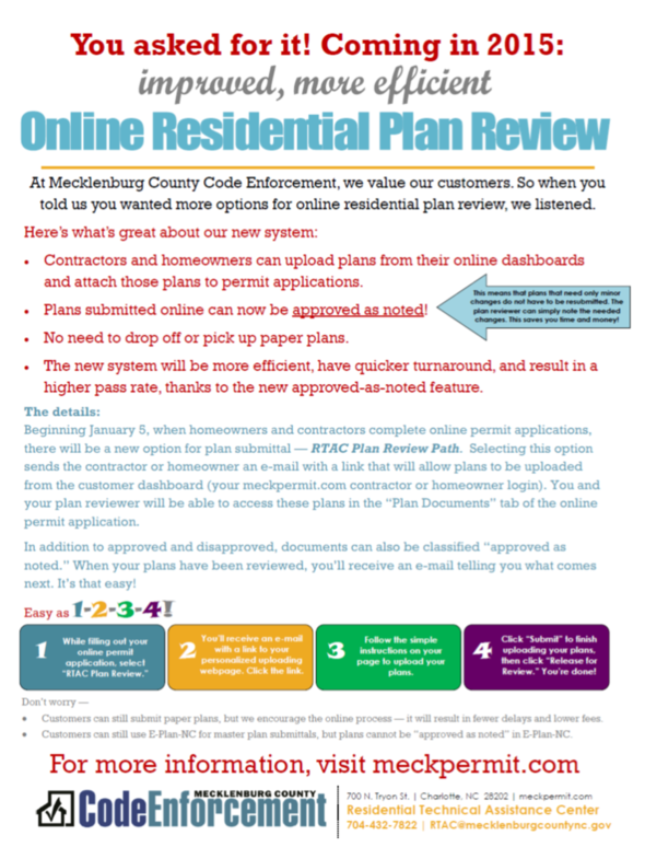 RTAC Plan Review Details