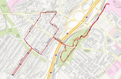 FreeMoreWest 5K on the Greenway