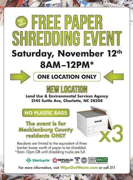 Shredding event