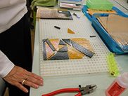 Glass class at Pullen Arts Center