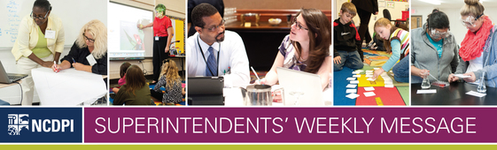 Superintendents' Weekly Message