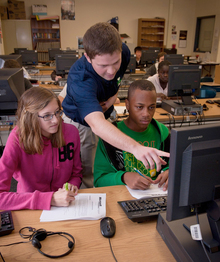 Students in a Digital Learning Environment