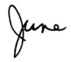 June Atkinson Signature