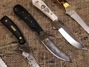 Display of outdoor knives