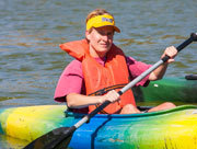 Woman kayaking