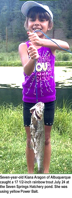 New Mexico fishing and stocking reports for July 28