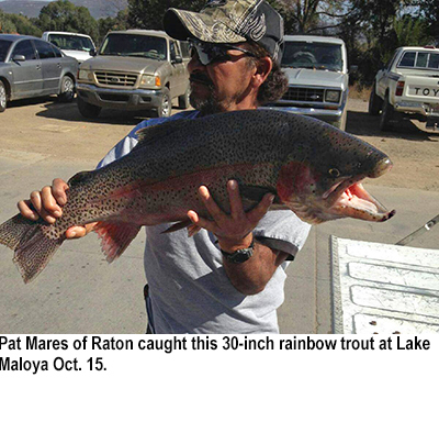 New Mexico fishing and stocking reports for Oct.