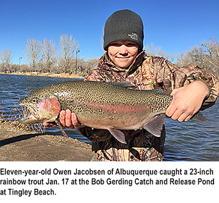 New Mexico fishing and stocking reports for Jan. 17