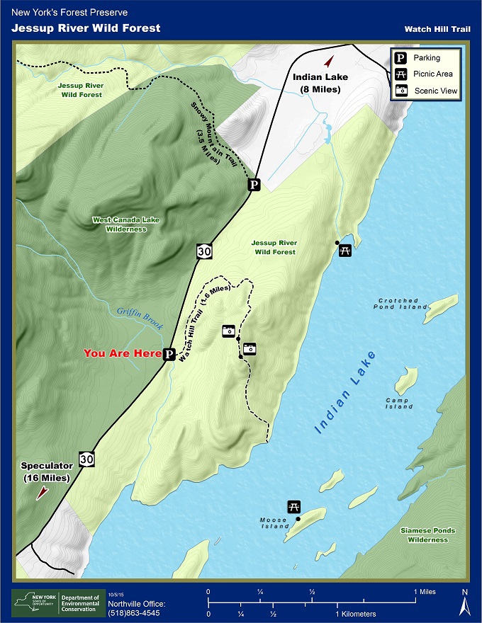 Witch Hill Trail Map