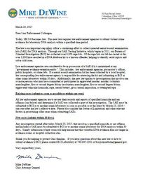 Letter to Law Enforcement