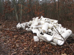 Old Stateline Road Dump Site (prior to clean-up)