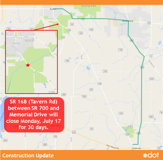 Gea Co SR 168 Closure