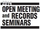 Open Records Seminar Flyer