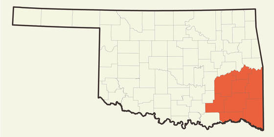 Ouachita Dusky Salamander Counties