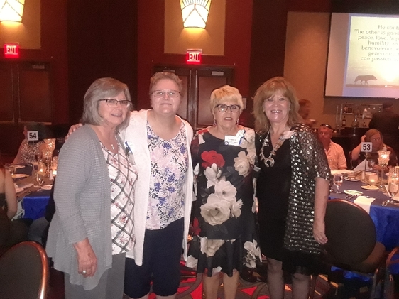 Left to right: Cherly Moore, Carolyn Reconnu-Shoffner, Pam Jackson and Marlene Asmussen