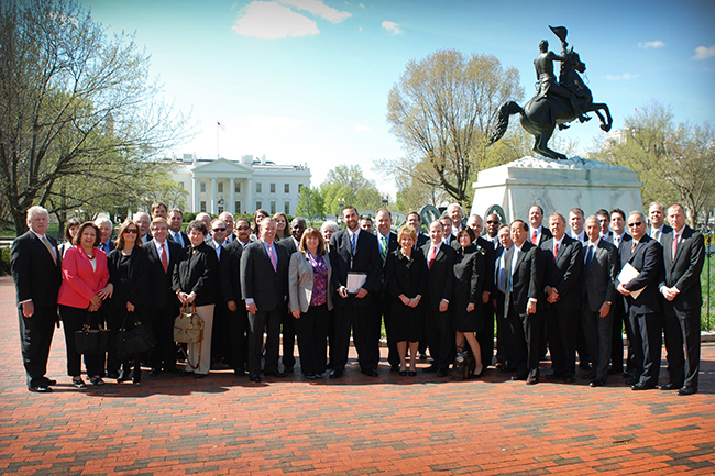 Members Meet President