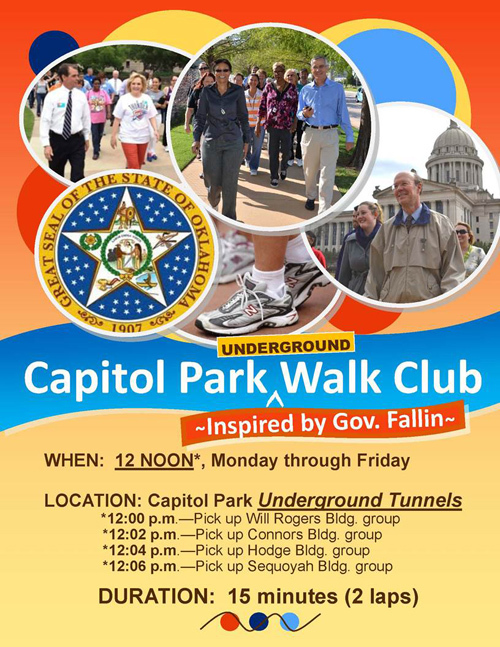 Capitol Park Underground Walking Club Flyer Capitol Park Underground Walking Club Flyer