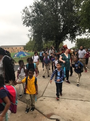 MLK Jr Elementary Walk to School 