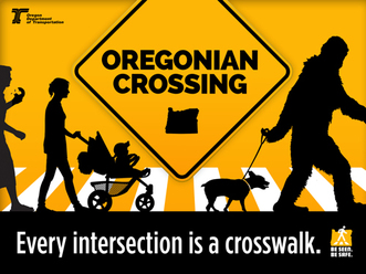 Oregonian Crossing - Every Intersection is a Crosswalk