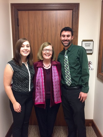 Sen. Rosenbaum, Calli, and Nolan
