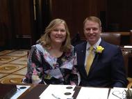 Senator and Wife