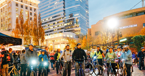 Light Parade Group Bike Ride