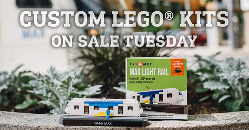 MAX Light Rail custom LEGO kit