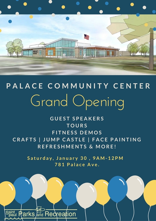 Palace Grand Opening Flyer