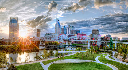skyline of nashville