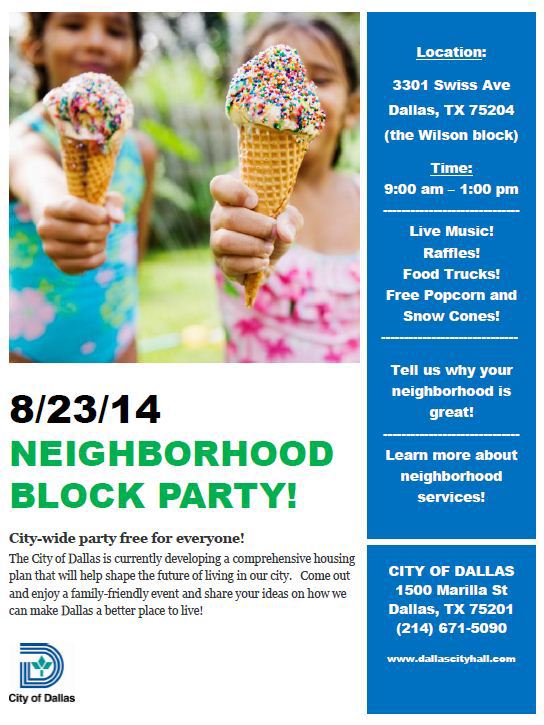 Neighborhood Block Party