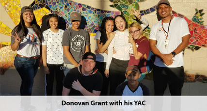 Donovan Grant with his YAC