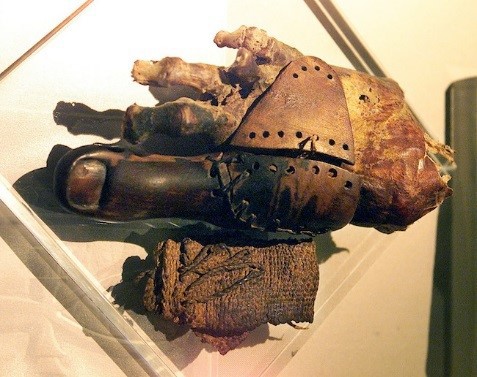 Wooden Prosthetic Toe
