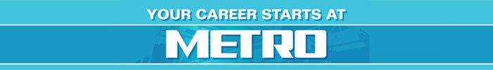 Career at METRO banner Career at METRO banner