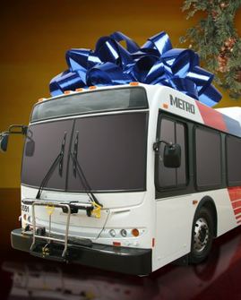 METRO Christmas Bus