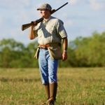 Carter Smith in the field
