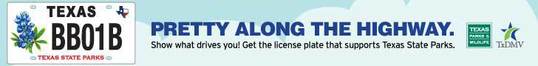 Ad Buy a Bluebonnet License Plate