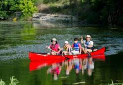 Paddling at a Texas State Park