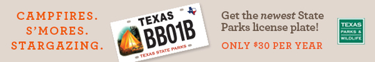 New camping license plate.