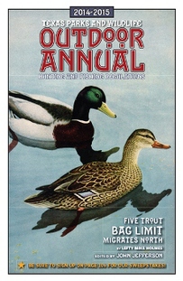 Outdoor Annual cover pair of mallard ducks