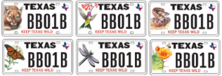 6 conservation license plate choices