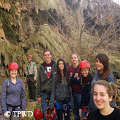 7 young adult ambassadors hiking