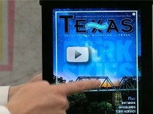 hand and iPad image of new magazine app