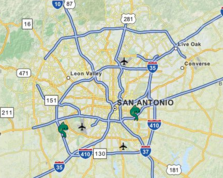 San Antonio Map