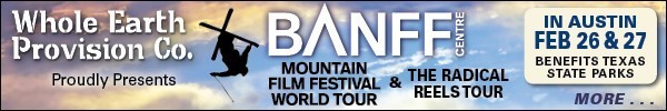 Banff Film Fest benefits Tx State Parks
