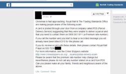 PDS Postal Scam