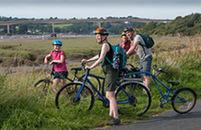 DCC family on cycle trail