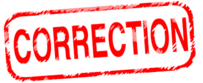 Correction